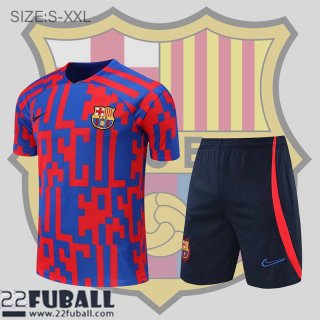 Trainingsanzug T Shirt Barcelona Rouge Bleu Herren 22 23 TG487