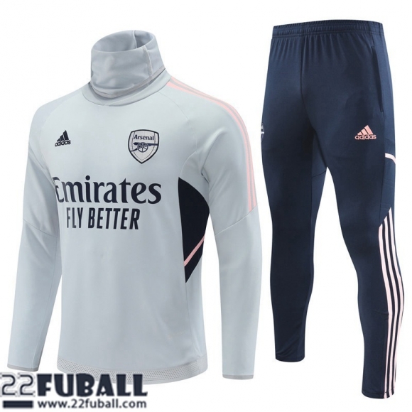 Trainingsanzug Arsenal grau Herren 22 23 TG493