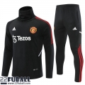 Trainingsanzug Manchester United Schwarz Herren 22 23 TG494