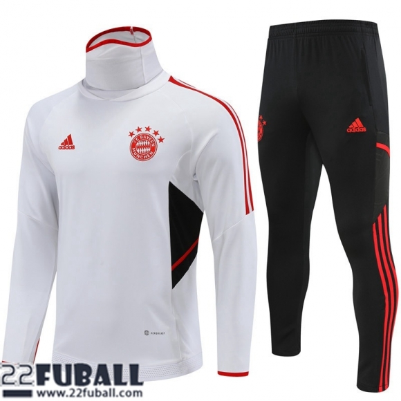 Trainingsanzug Bayern Munchen Weiß Herren 22 23 TG505