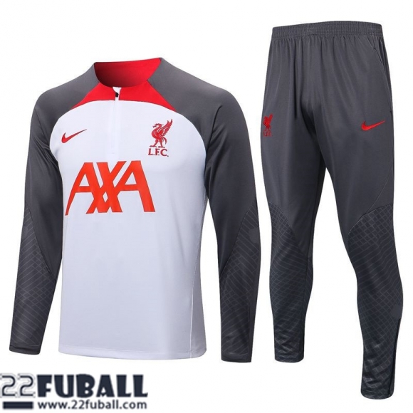 Trainingsanzug Liverpool Weiß Herren 22 23 TG517