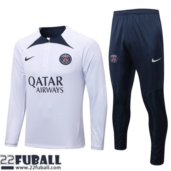 Trainingsanzug PSG Weiß Herren 22 23 TG518