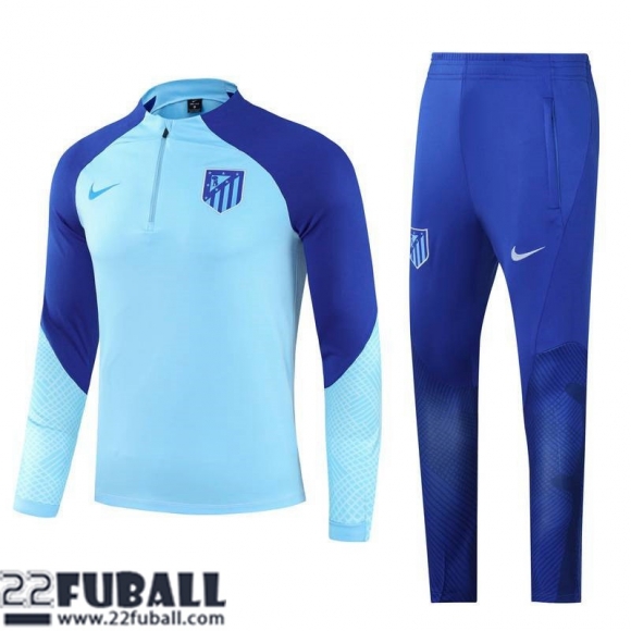 Trainingsanzug Atletico Madrid blau ciel Herren 22 23 TG535