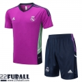 Trainingsanzug T Shirt Real Madrid Violett Herren 22 23 TG543