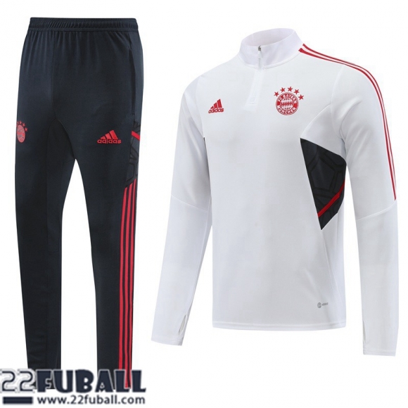 Trainingsanzug Bayern Munchen Weiss Herren 22 23 TG580