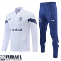 Trainingsanzug Olympique Marseille Weiss Herren 22 23 TG586