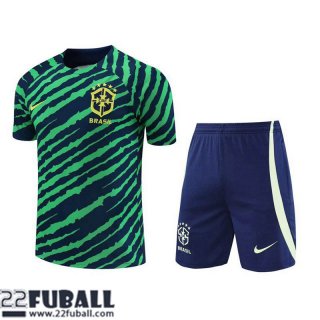 Trainingsanzug T Shirt Brasilien Grün Herren 22 23 TG608