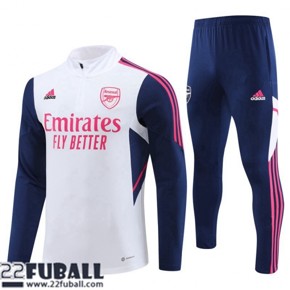 Trainingsanzug Arsenal Weiss Herren 22 23 TG615