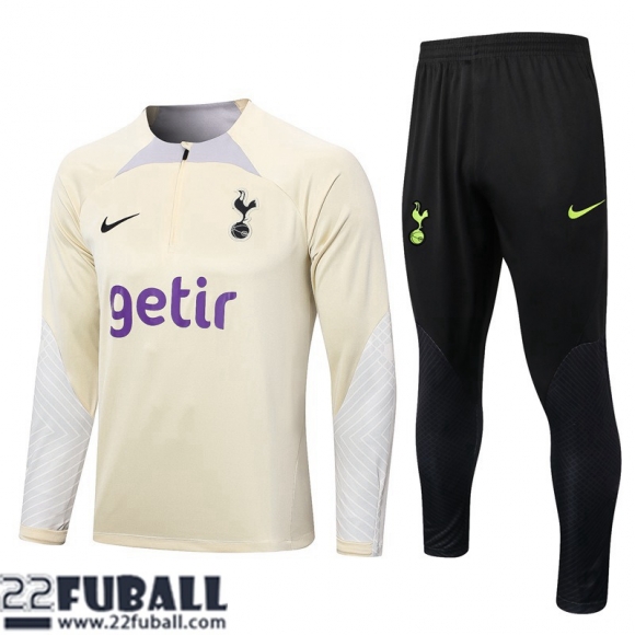 Trainingsanzug Tottenham Hotspur hellgelb Herren 22 23 TG618