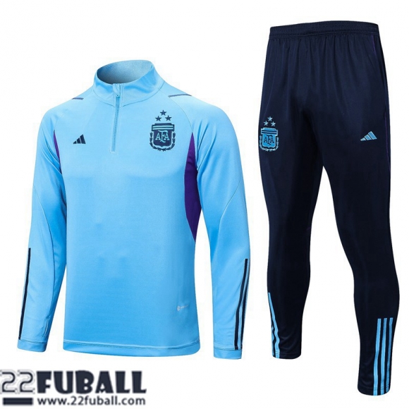 Trainingsanzug Argentinien hellblau Herren 22 23 TG620