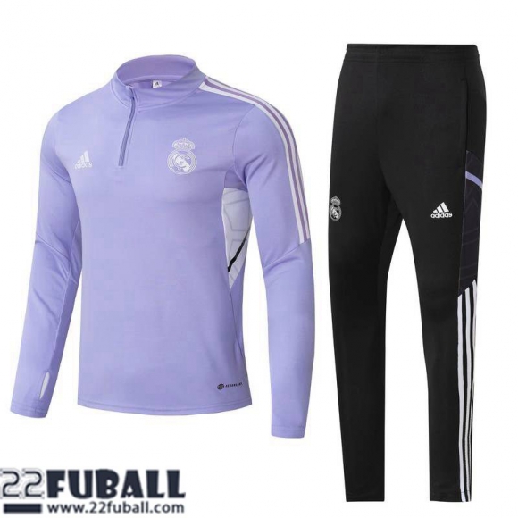 Trainingsanzug Real Madrid Lila Herren 22 23 TG623