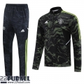 Trainingsanzug Manchester United Schwarz Herren 22 23 TG624