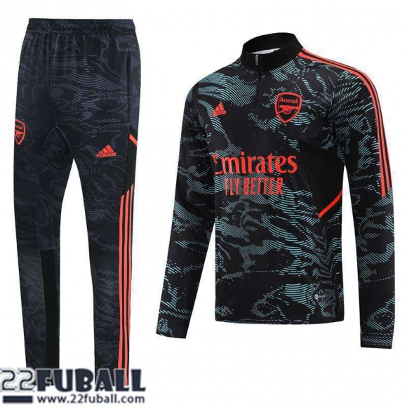 Trainingsanzug Arsenal Schwarz Herren 22 23 TG627