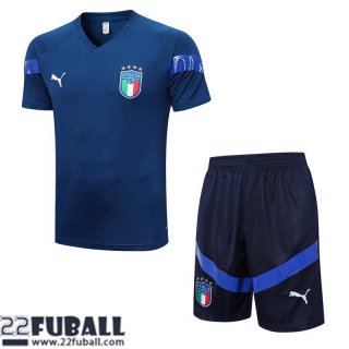 Trainingsanzug T Shirt Italien Navy blau Herren 22 23 TG645
