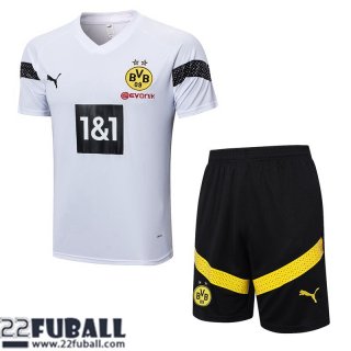 Trainingsanzug T Shirt Dortmund Weiss Herren 22 23 TG651