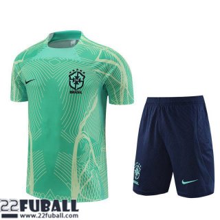 Trainingsanzug T Shirt Brasilien Grün Herren 22 23 TG657