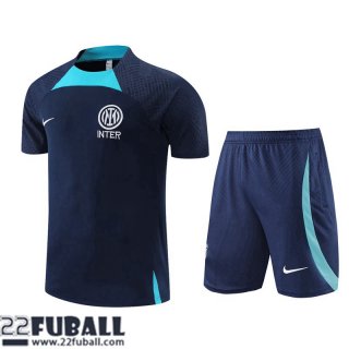 Trainingsanzug T Shirt Inter Mailand Navy blau Herren 22 23 TG673