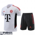 Trainingsanzug T Shirt Bayern Munchen Weiss Herren 22 23 TG681
