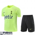 Trainingsanzug T Shirt Tottenham Hotspur fluoreszierendes Gelb Herren 22 23 TG694