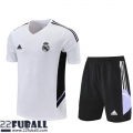 Trainingsanzug T Shirt Real Madrid Weiss Herren 22 23 TG703