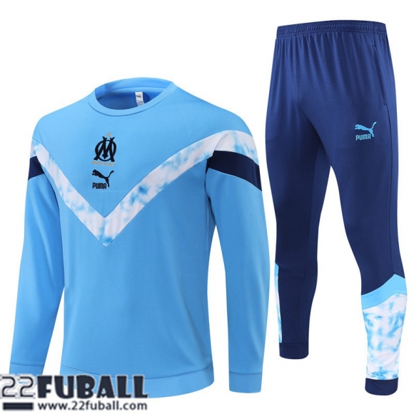 Trainingsanzug Olympique Marseille Blau Herren 22 23 TG279