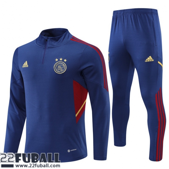 Trainingsanzug Ajax Blau Herren 22 23 TG283