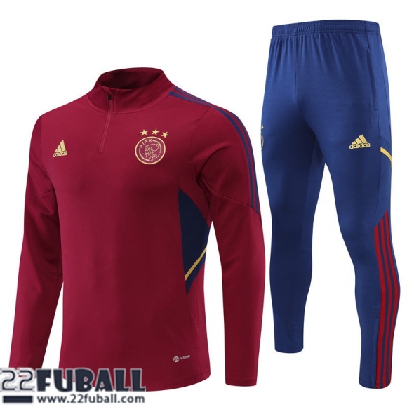 Trainingsanzug Ajax Rot Herren 22 23 TG284