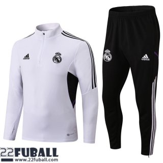 Trainingsanzug Real Madrid Weiss Herren 22 23 TG288