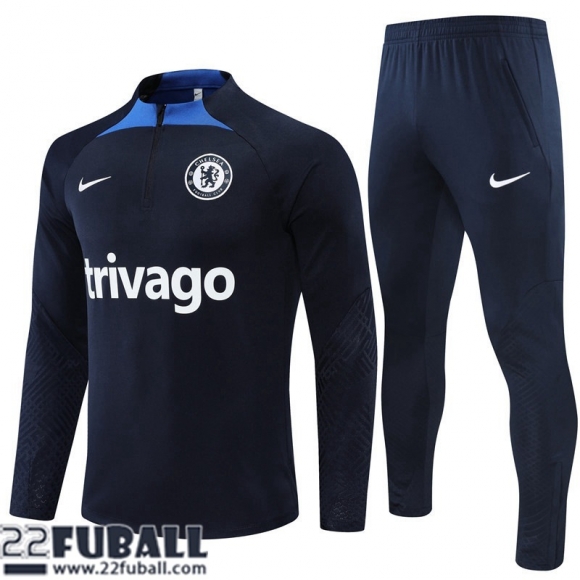 Trainingsanzug Chelsea Schwarz Herren 22 23 TG290