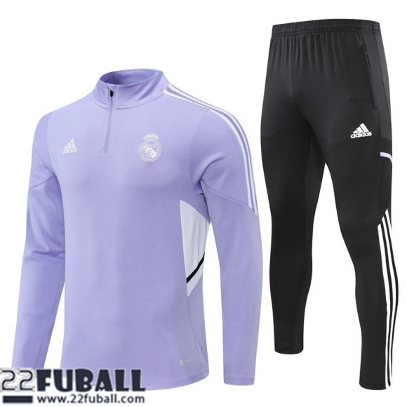 Trainingsanzug Real Madrid Violett Herren 22 23 TG301