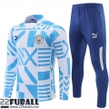 Trainingsanzug Manchester City Blanc blau Herren 22 23 TG305