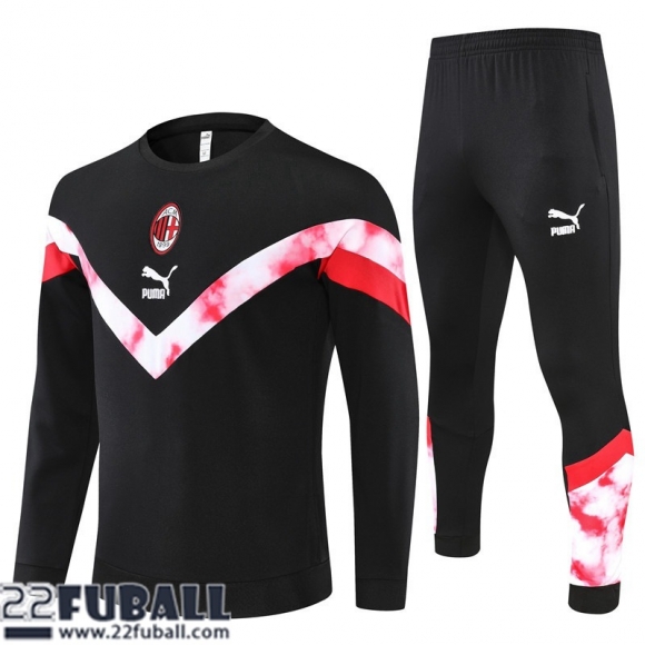 Trainingsanzug AC Milan schwarz Herren 22 23 TG314