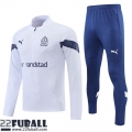 Trainingsanzug Olympique Marseille Weiß Herren 22 23 TG322