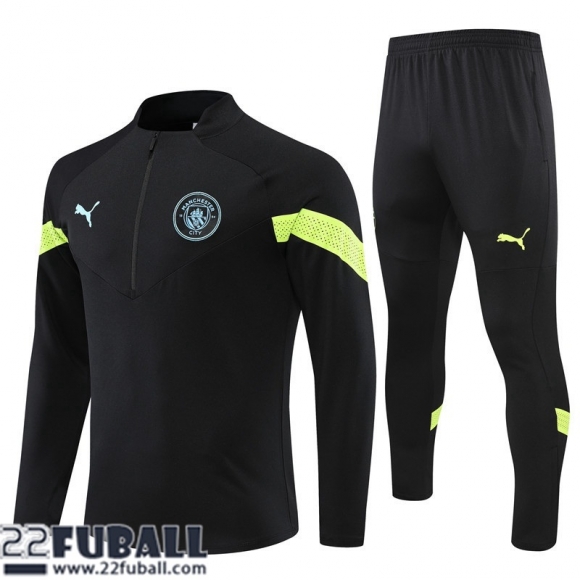 Trainingsanzug Manchester City schwarz Herren 22 23 TG328