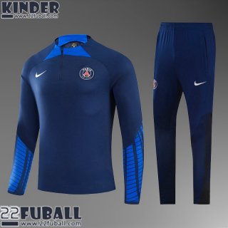 Trainingsanzug PSG blau Kinder 22 23 TK341