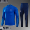 Trainingsanzug PSG blau Kinder 22 23 TK342