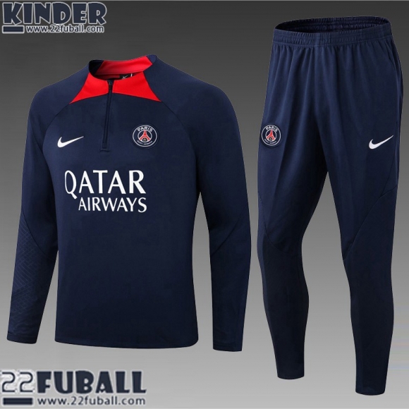 Trainingsanzug PSG Paris blau königlich Kinder 22 23 TK345