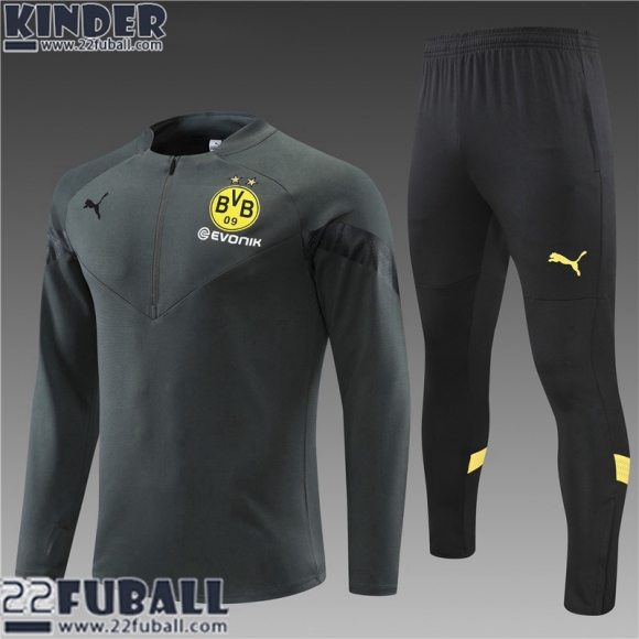 Trainingsanzug Dortmund BVB grau Kinder 22 23 TK350