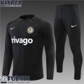 Trainingsanzug Chelsea schwarz Kinder 22 23 TK351