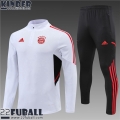 Trainingsanzug Bayern Munchen Weiß Kinder 22 23 TK360