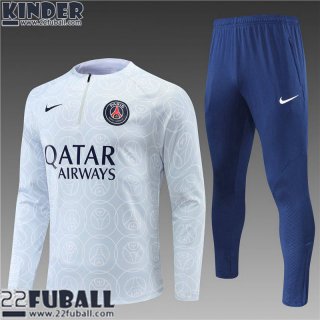 Trainingsanzug PSG Paris gris clair Kinder 22 23 TK363