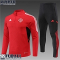 Trainingsanzug Manchester United Rouge Kinder 22 23 TK368