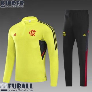 Trainingsanzug Flamengo jaune Kinder 22 23 TK383