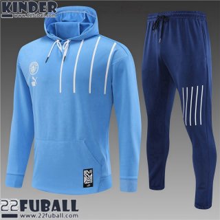 Sweatshirt Foot Manchester City blau ciel Kinder 22 23 TK387