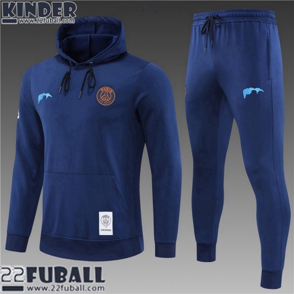 Sweatshirt Foot PSG blau Kinder 22 23 TK393