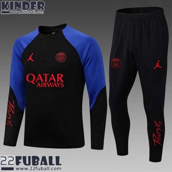 Trainingsanzug PSG Schwarz Kinder 22 23 TK394