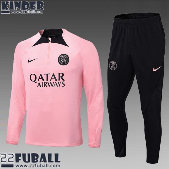 Trainingsanzug PSG Rose Kinder 22 23 TK397