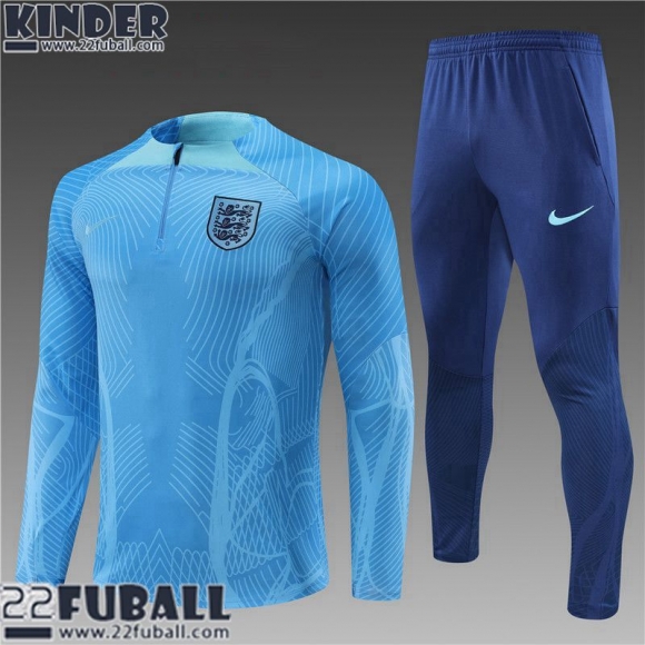 Trainingsanzug England blau Kinder 22 23 TK403