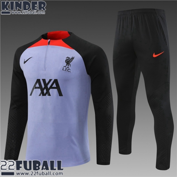 Trainingsanzug Liverpool Violett Kinder 22 23 TK404