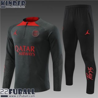 Trainingsanzug PSG gris fonce Kinder 22 23 TK411